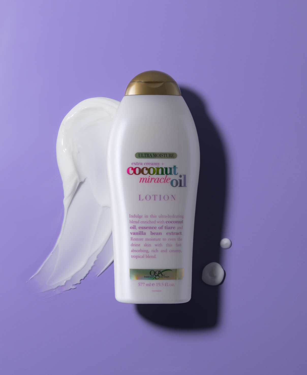 OGX Extra Creamy + Coconut Miracle Oil Ultra Moisture Lotion 19.