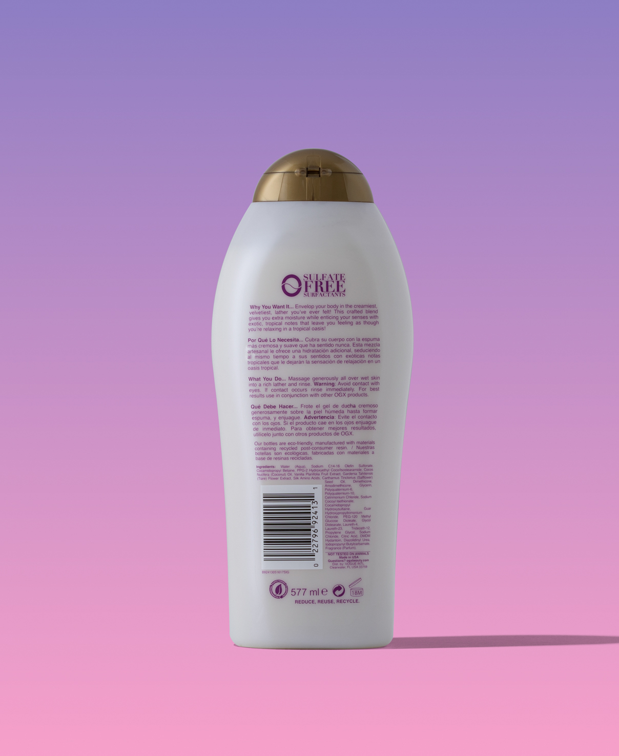 OGX Extra Creamy + Coconut Miracle Oil Ultra Moisture Body Wash