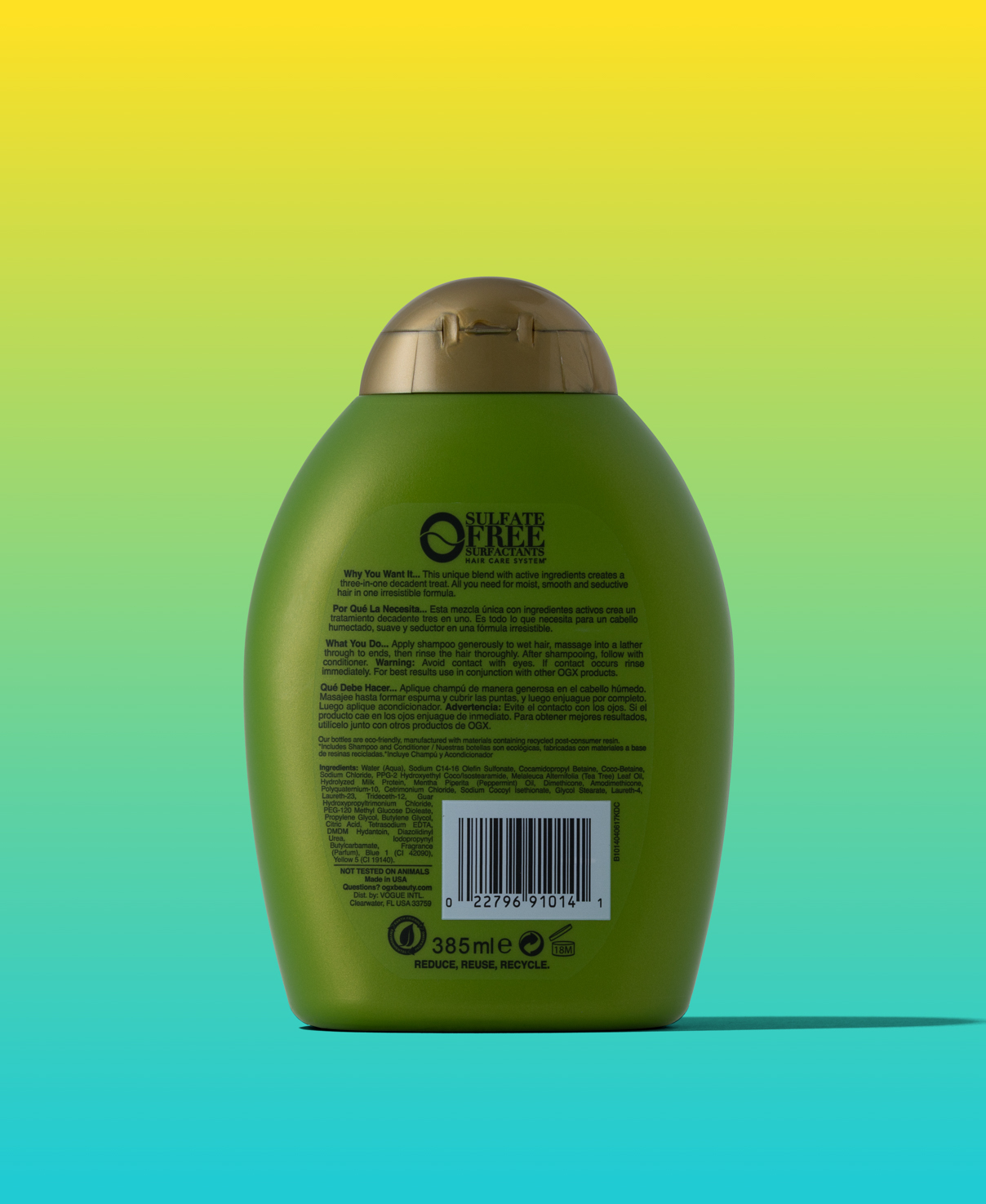 Hydrating + Teatree Mint Shampoo 13 fl oz | OGX Beauty