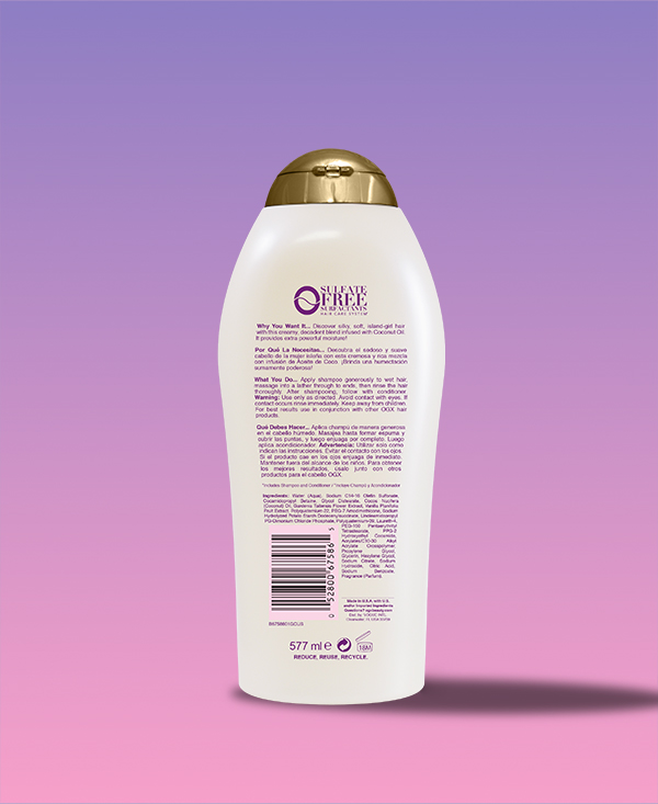 Extra Strength Damage Remedy Coconut Miracle Oil Salon Size Shampoo 25.4 fl oz