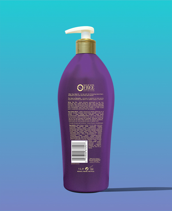 Thick Full Biotin Collagen Salon Size Shampoo Pump 25.4 fl oz