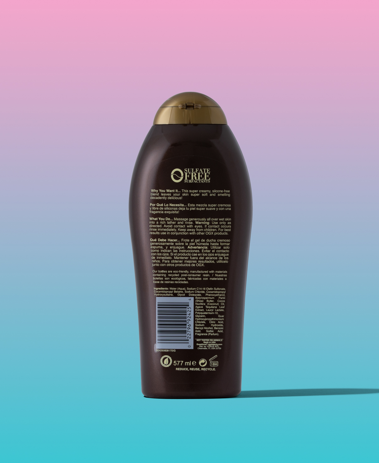 OGX Hydrating Moisture + Shea Soft & Smooth Body Wash 19.5oz