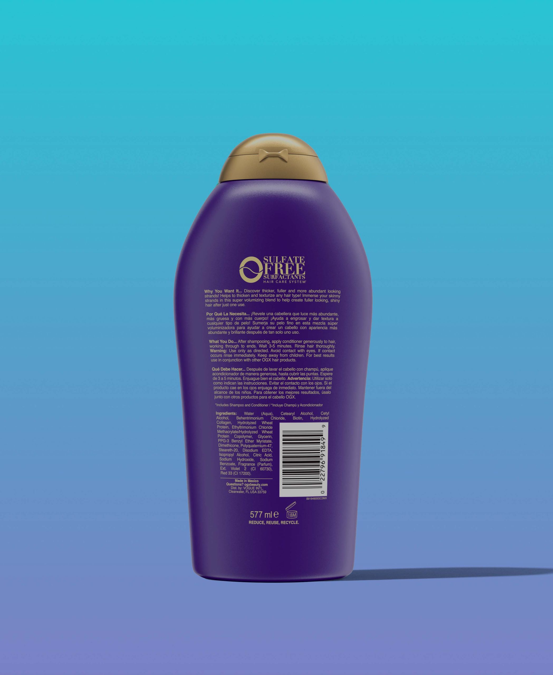 OGX Thick & Full + Biotin & Collagen Conditioner 19.5 fl oz