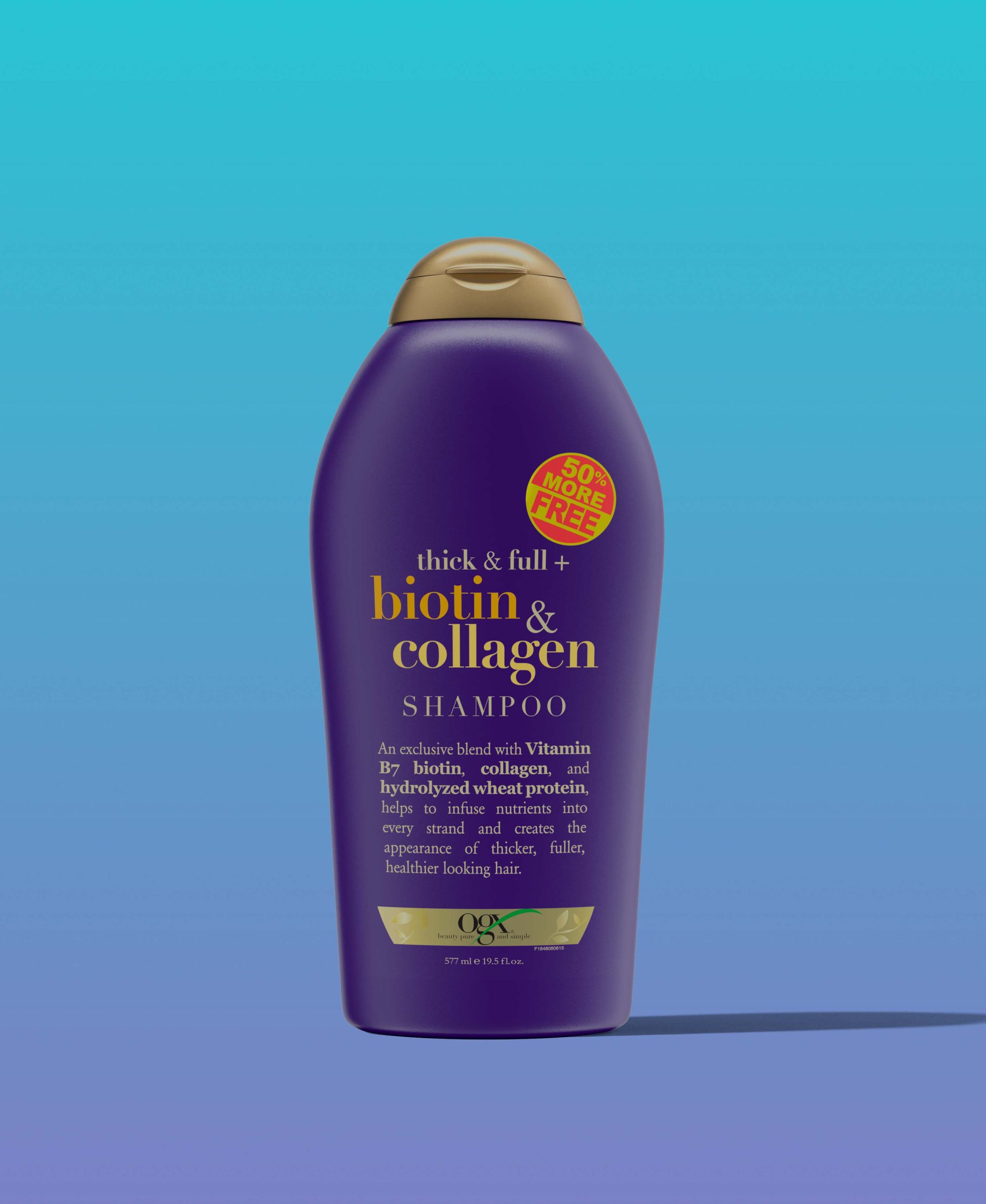 OGX Thick & Full + Biotin & Collagen Shampoo 19.5 fl oz