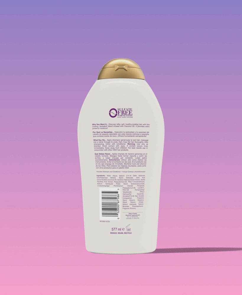 OGX Extra Strength Damage Remedy + Coconut Oil Shampoo 19.5 fl oz